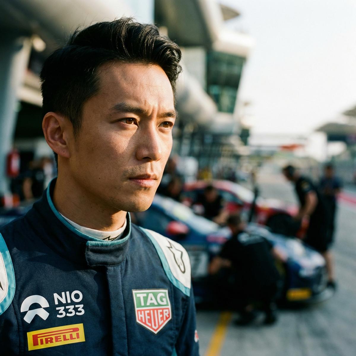 黄色仓库赛车手顾问陈凯