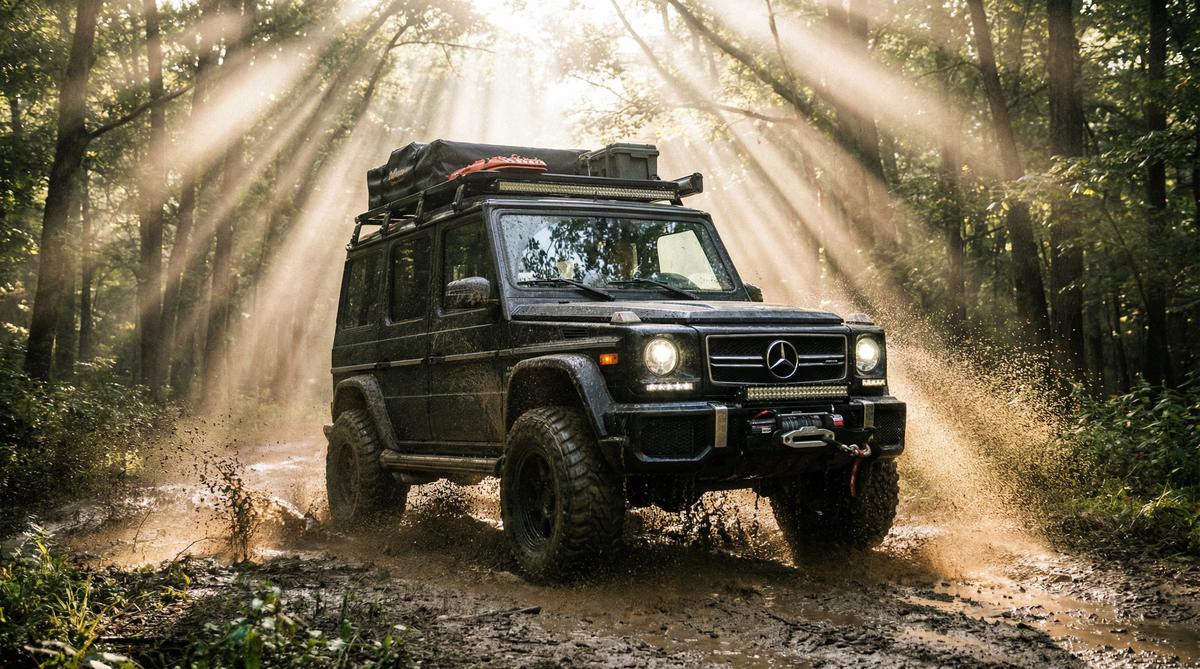 黄色仓库-越野车改装测评视频